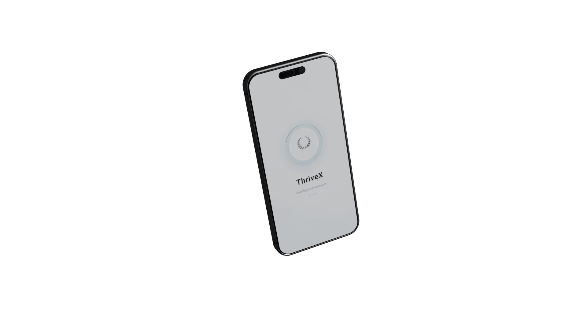 Thrivex iPhone app render
